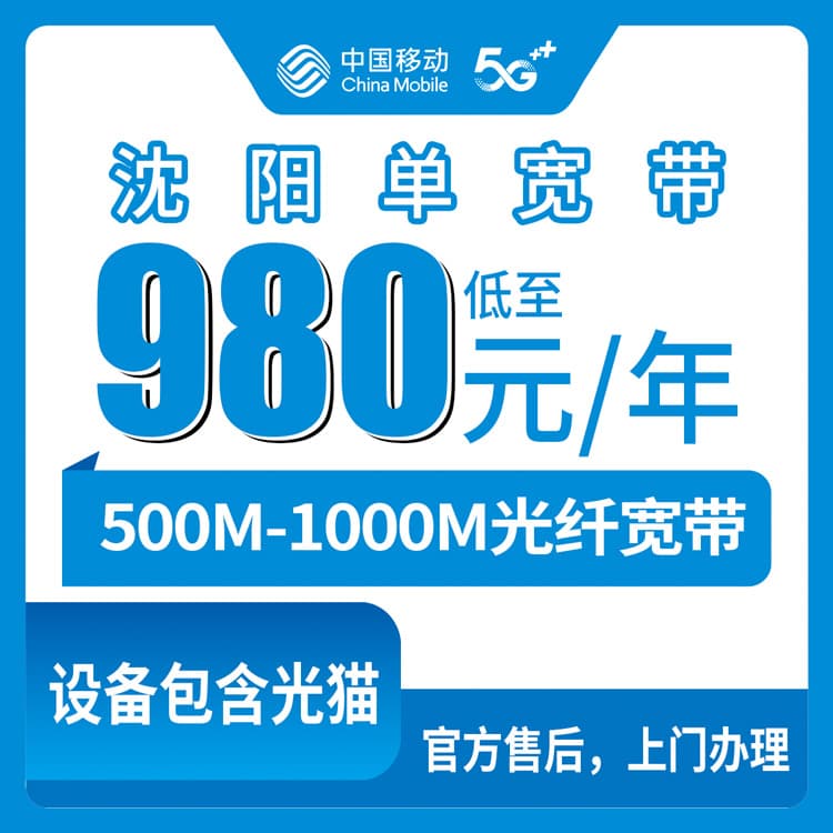 54179-移动辽宁沈阳宽带卡