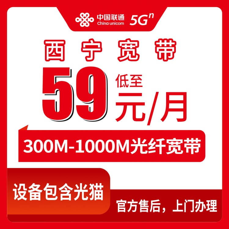 54197-联通青海西宁宽带卡