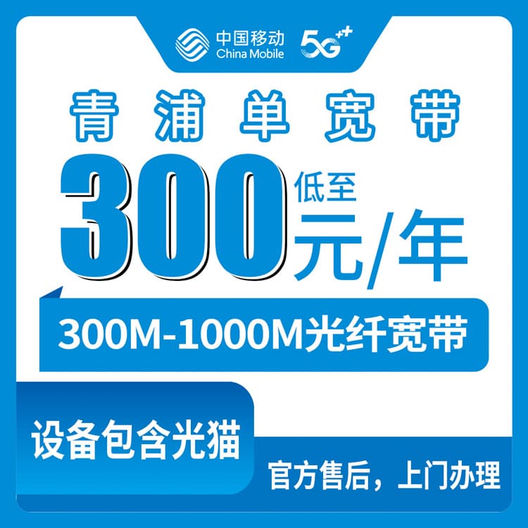 53808-移动上海青浦区宽带卡