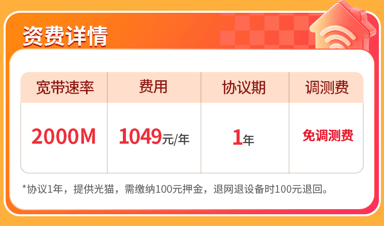 石家庄联通单宽【1049元2000M】 详情图 1