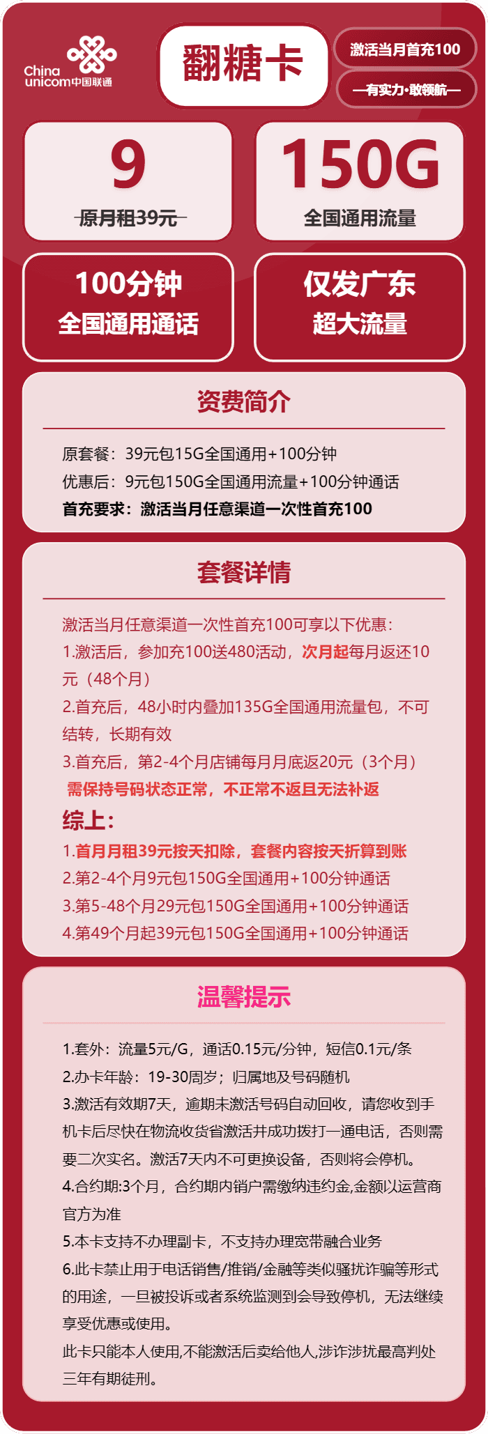 72050-联通翻糖卡 详情图