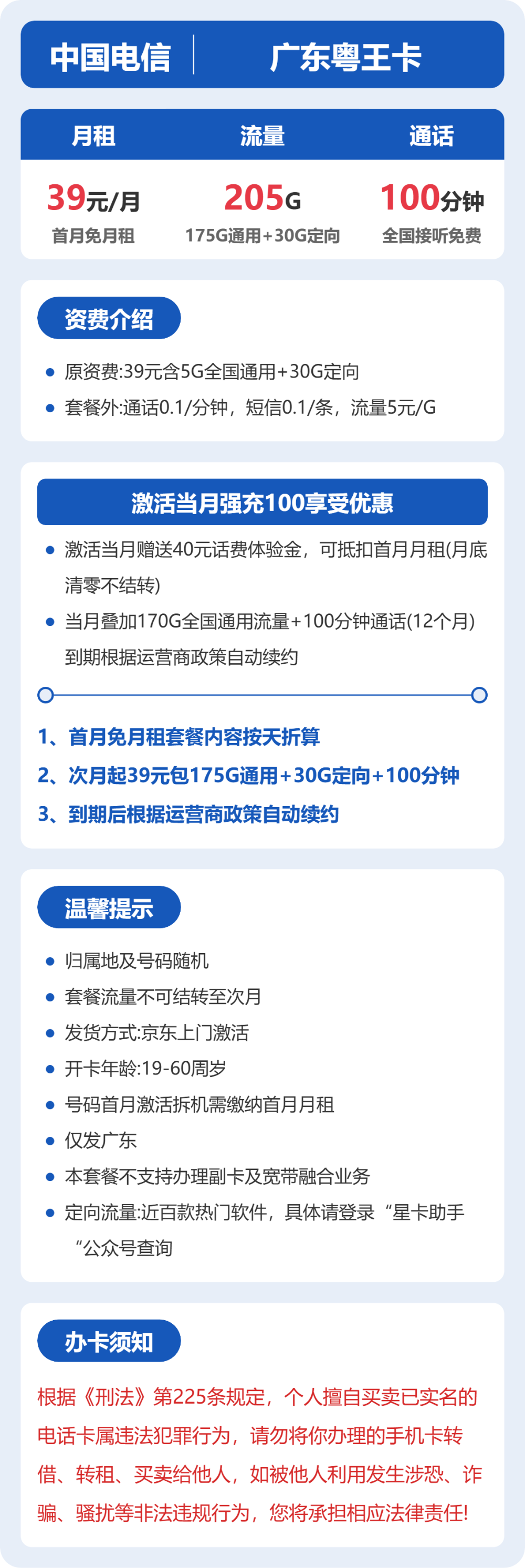 52313-电信广东粤王卡 详情图
