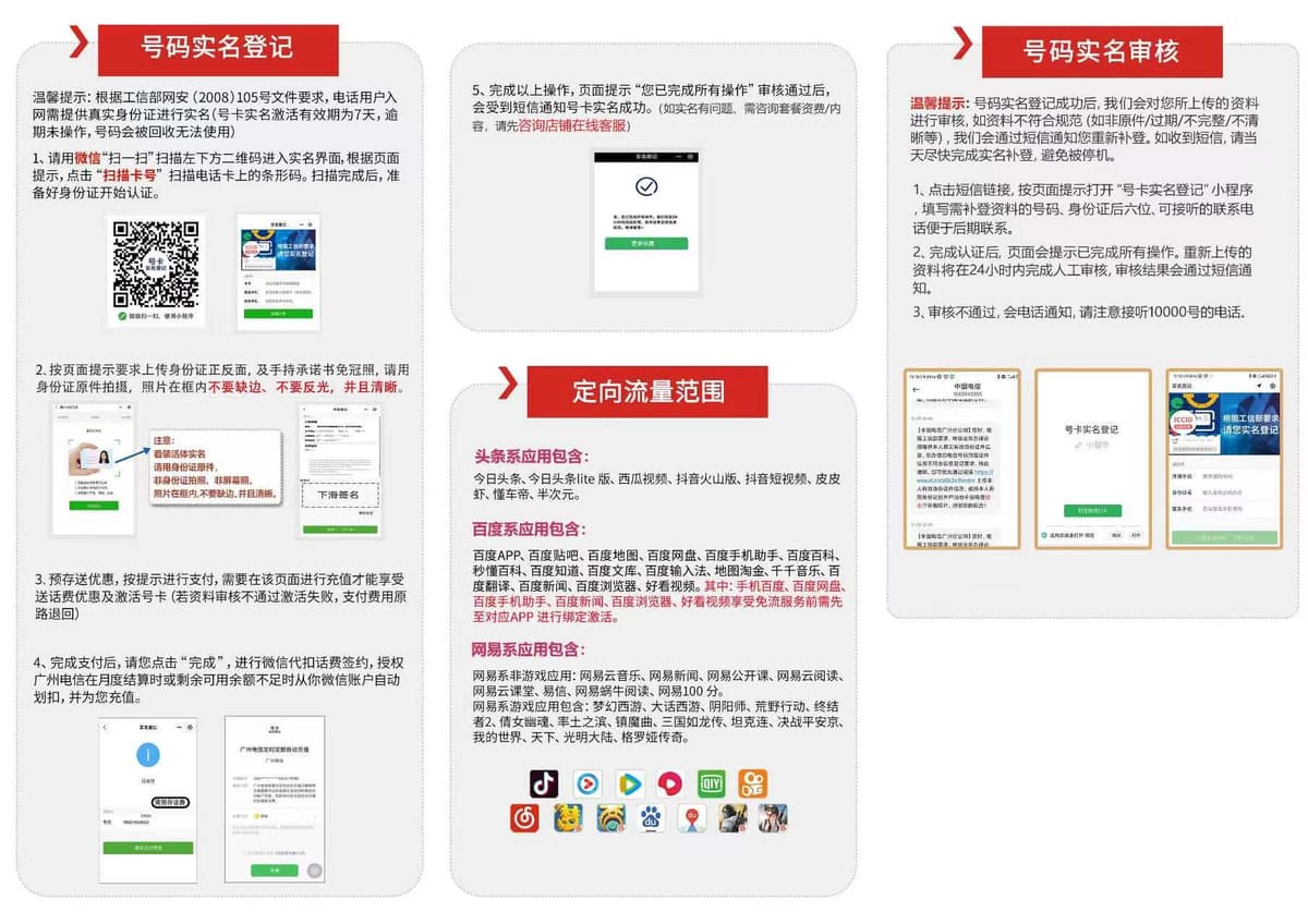 52313-电信广东粤王卡 激活指引