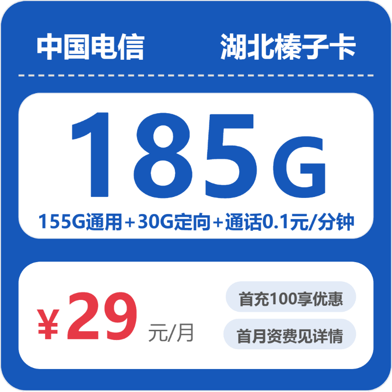 53258-电信湖北榛子卡