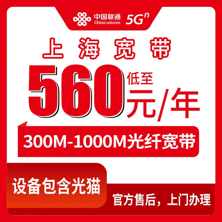 53826-联通上海市宽带卡