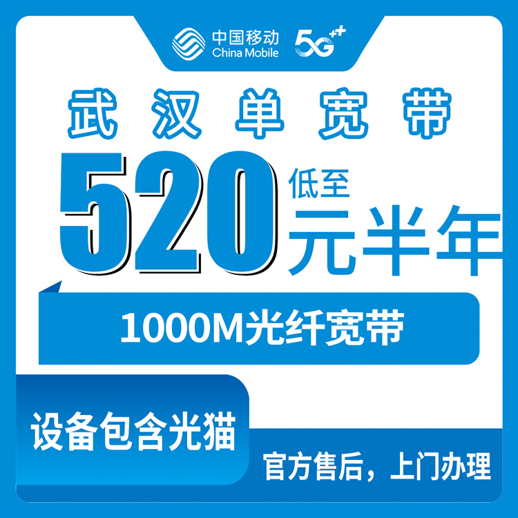 54083-移动湖北武汉宽带卡