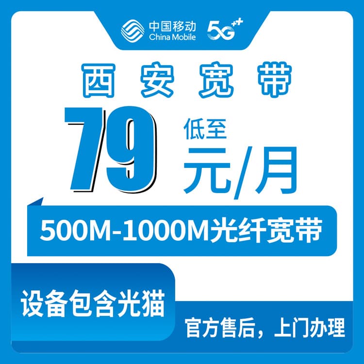 54246-移动陕西西安宽带卡