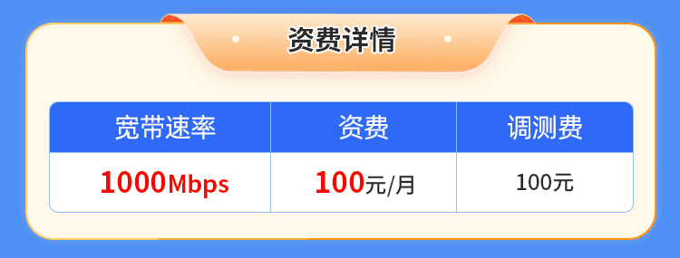 宁夏电信单宽【100元1000M1月】 详情图 2