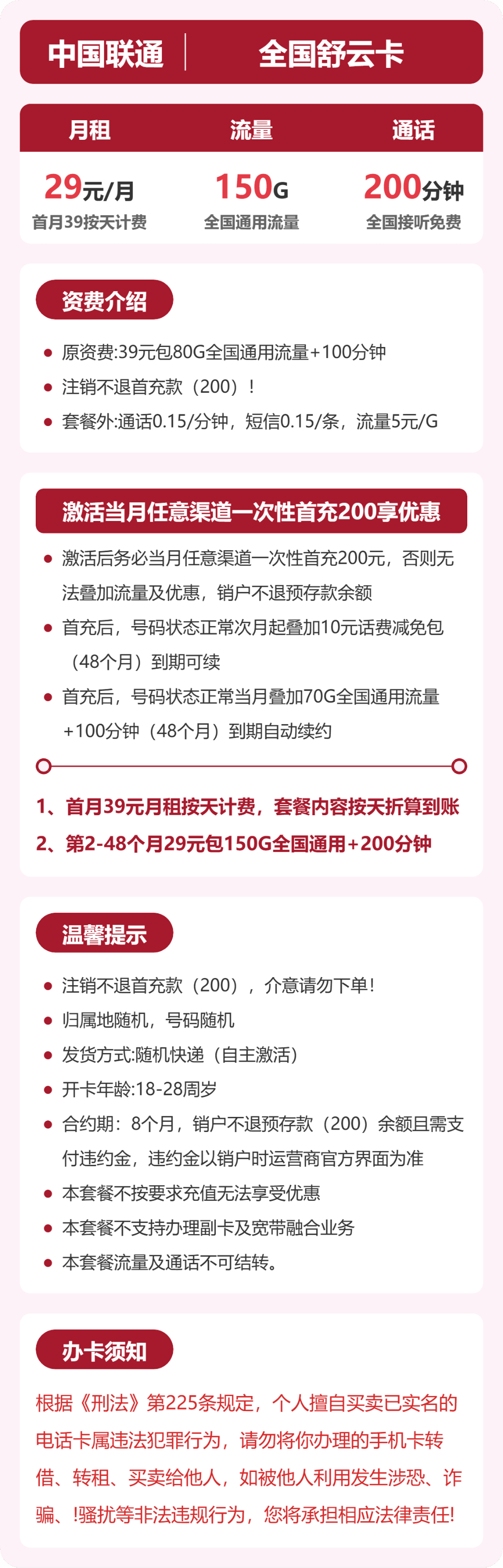54362-联通全国舒云卡 详情图