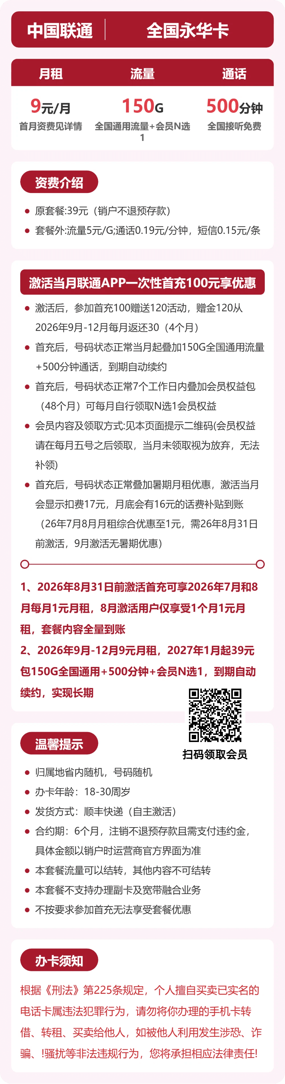54481-联通全国永华卡 详情图