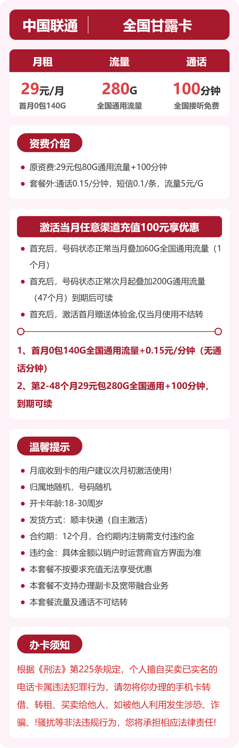 54495-联通全国甘露卡 详情图