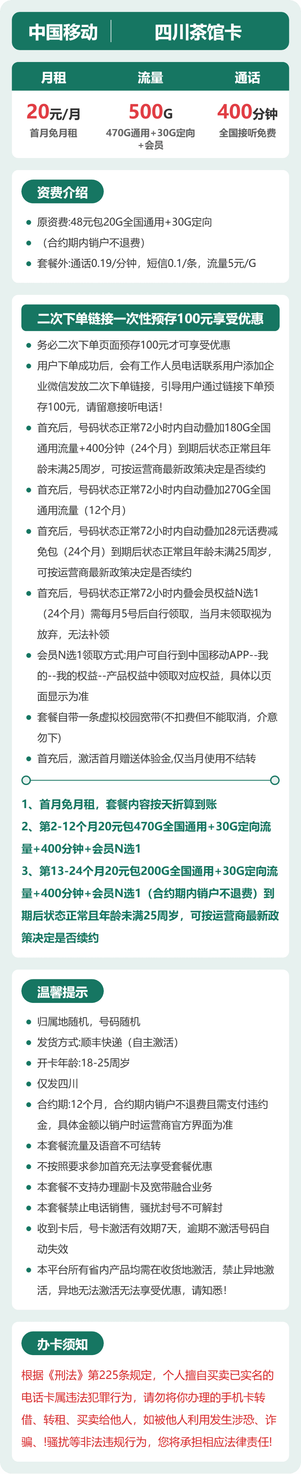 54510-移动四川茶馆卡 详情图